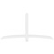 Ekena Millwork Bellingham Architectural Grade PVC Gable Bracket, 84"W x 42"H x 4"D x 4"F, 12/12 Pitch GBP084X42X0404BEL00 - alternate 4